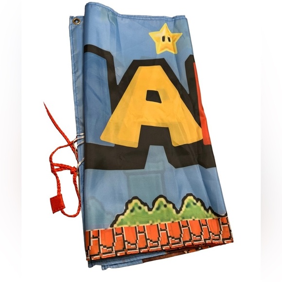 Mario Bros. Nintendo Birthday Party Set Bundle 9 Foot Banner With Freebie - Picture 7 of 10